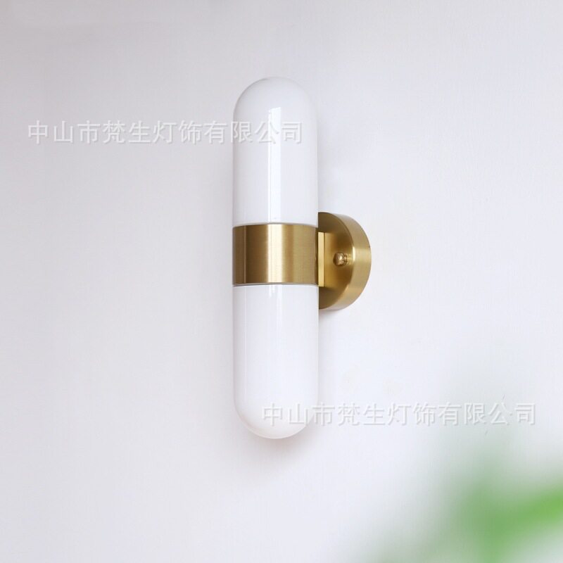 美式复古简约浴室镜前壁灯