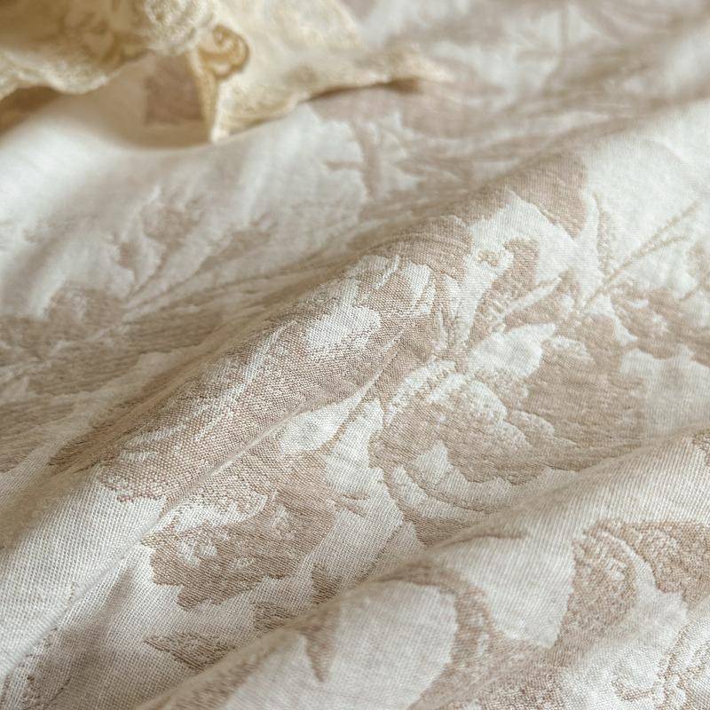 60双纯层纱提花全棉件水洗棉四AAB套棉2025春夏款被支套床单床上