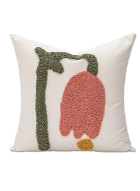 样展用板间女儿房床品家具厅可爱公主风床上抱品RXV粉色抱枕橙色