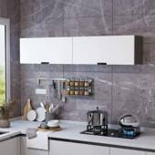 实木小翻吊物柜厨房下方置架调味品收纳柜卫间上门生墙壁25柜可定