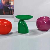 工厂直销TT567玻璃形钢蘑现菇异边沙发边几角几代沙发可移动热销