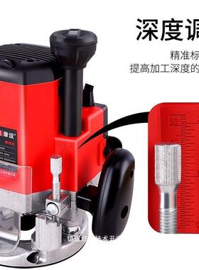 电木铣木工雕功刻机开多槽机能修边WYZ机大锣机工业级开锁孔开工