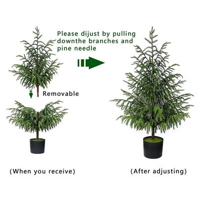 热9销0cm圣诞树摆件圣诞节温家庭装饰品福MCZ克馨松树诺摆设