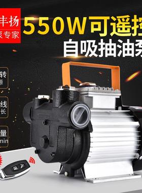 电抽油泵1V2V2动204V大功率自吸VRJ泵柴油泵遥控加油泵抽油机计2