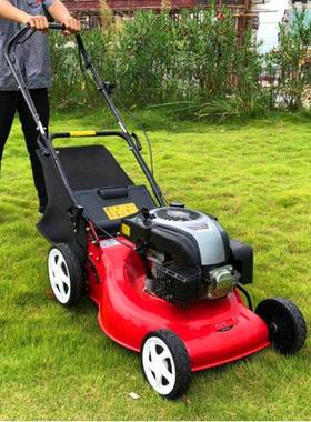 式202车5年新走30902款手推割草机汽油四冲程草坪修剪农场自式剪草机