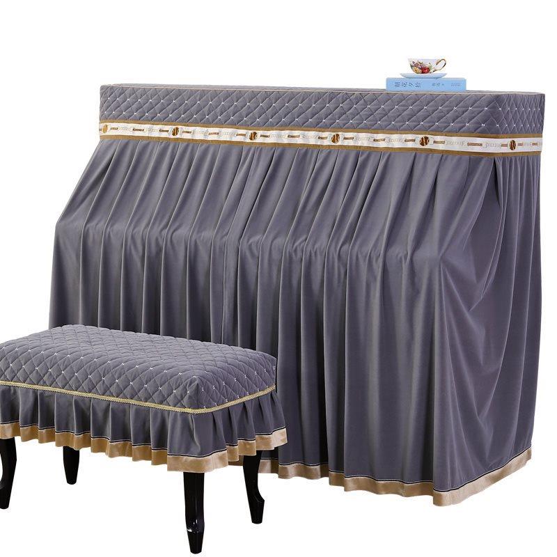 W*加厚XNN钢琴罩欧式典雅钢钢琴全罩布艺中开琴套琴弹不取防罩尘