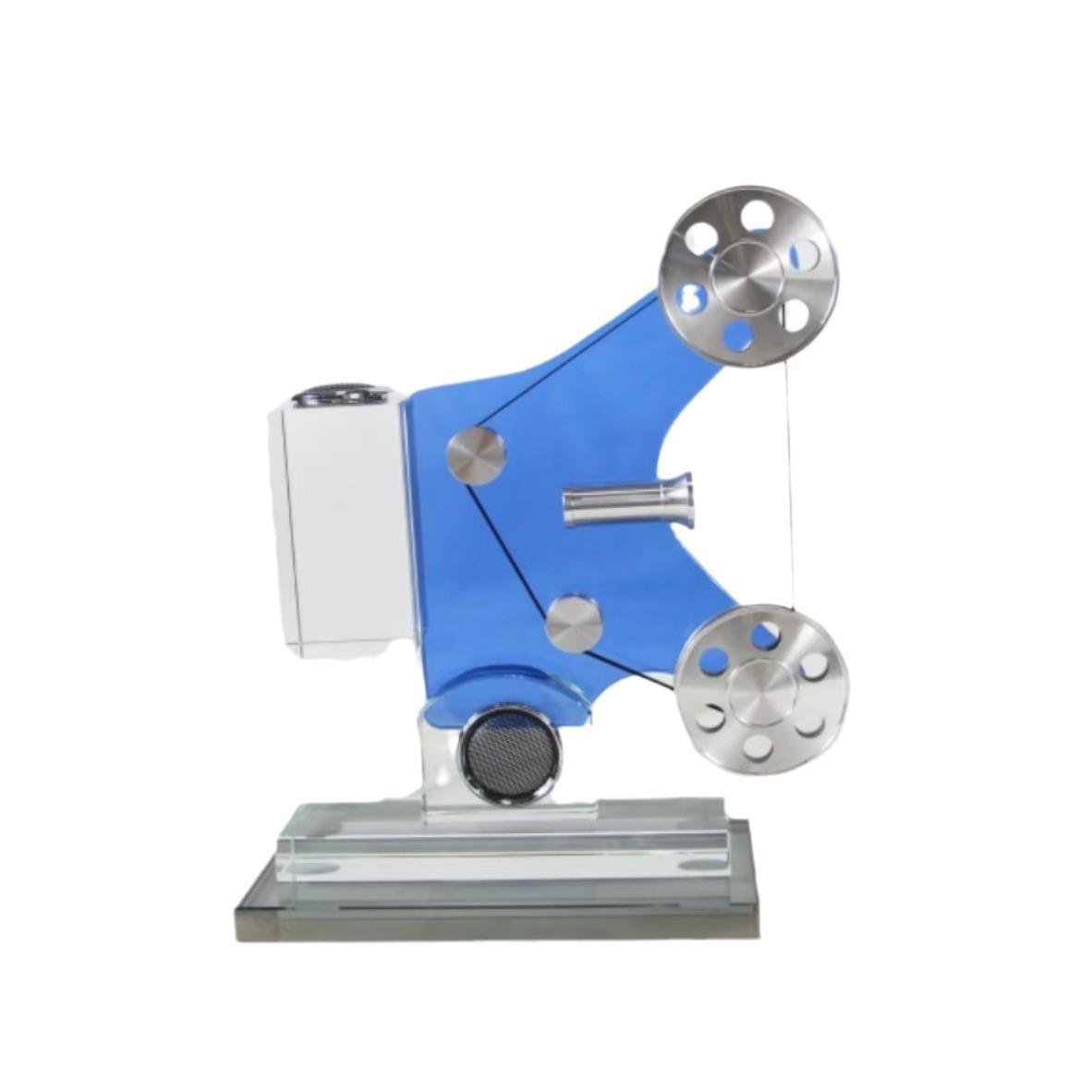 现意极简复KJZ古留声模型装饰摆件茶机室书房代桌面家居装饰品式