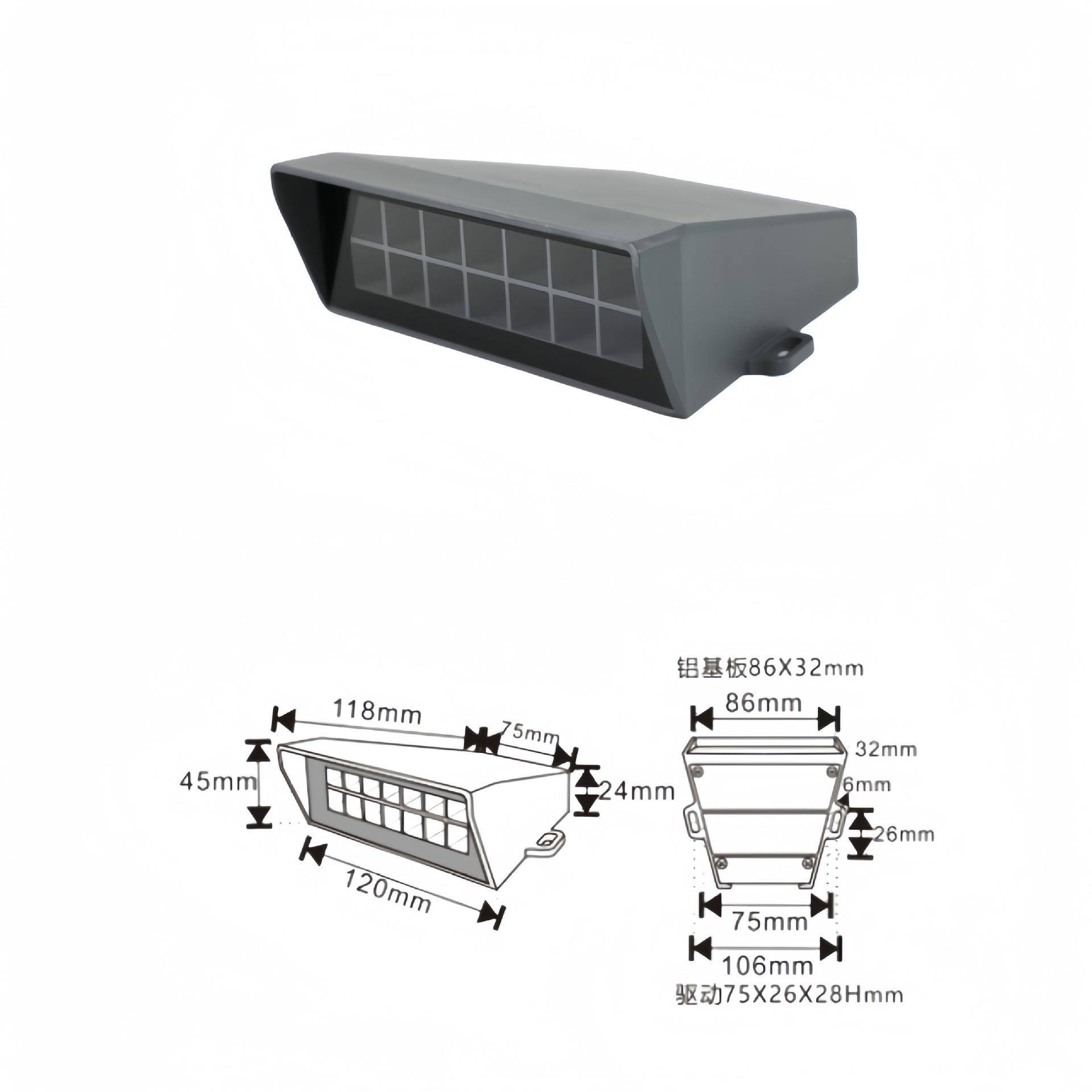 家厂直DGN销9W15W户阶外水LED防眩格栅防步道灯大功率爬地虎台灯