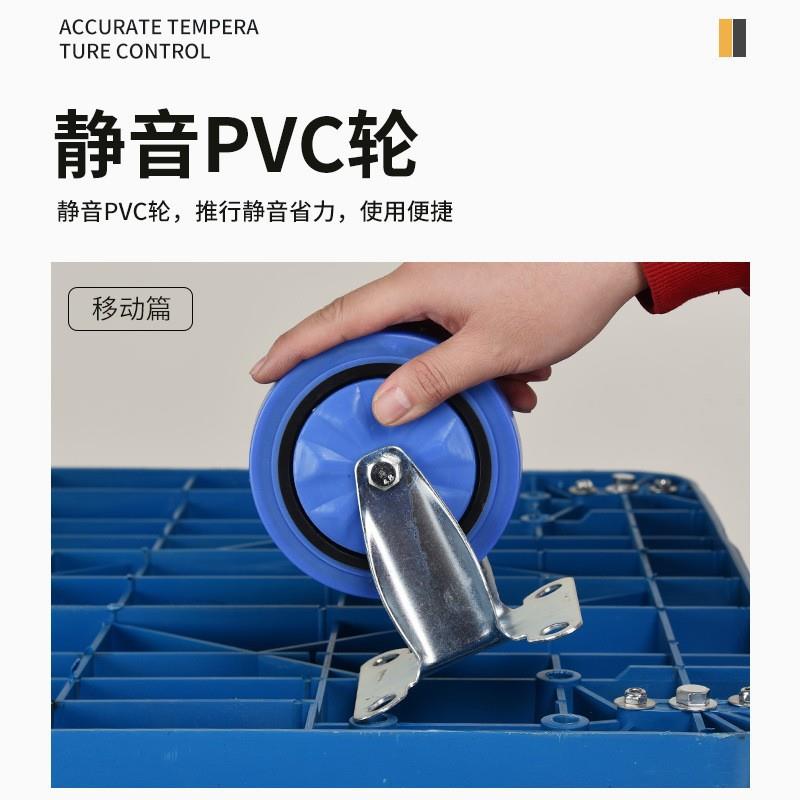 YAP层平板车双层护手推车三层推车静音塑料面小板手推货栏车平多