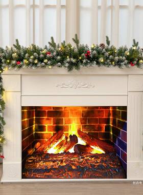 创垚20252.M米圣诞条装饰牛藤角月牙圣诞节440装饰品圣诞树7花环