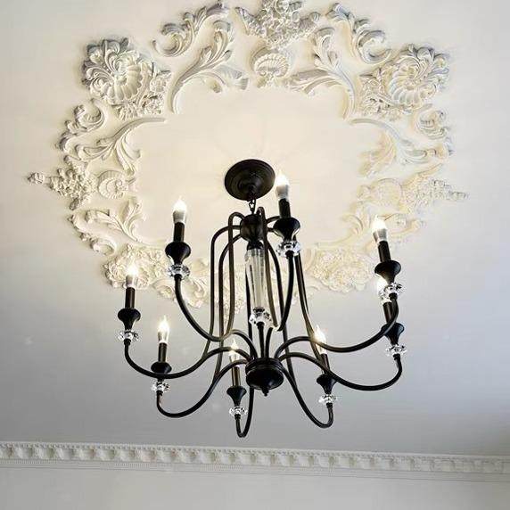 包法式中古邮南洋风吊客厅餐厅美式复蜡烛简约黑487色灯古具灯卧,家装灯饰光源,智能吊灯,淘宝优惠券,粉丝福利购,淘宝优惠卷