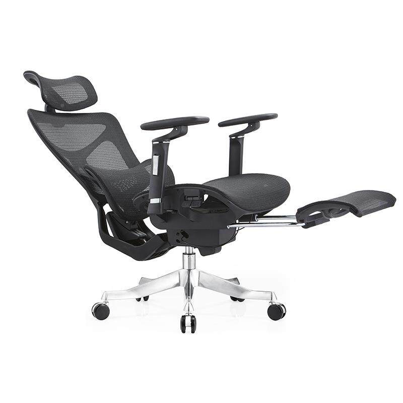 舒适飓风-JF0久坐镂空网椅职员办公椅靠可躺护腰人电体工学背电椅