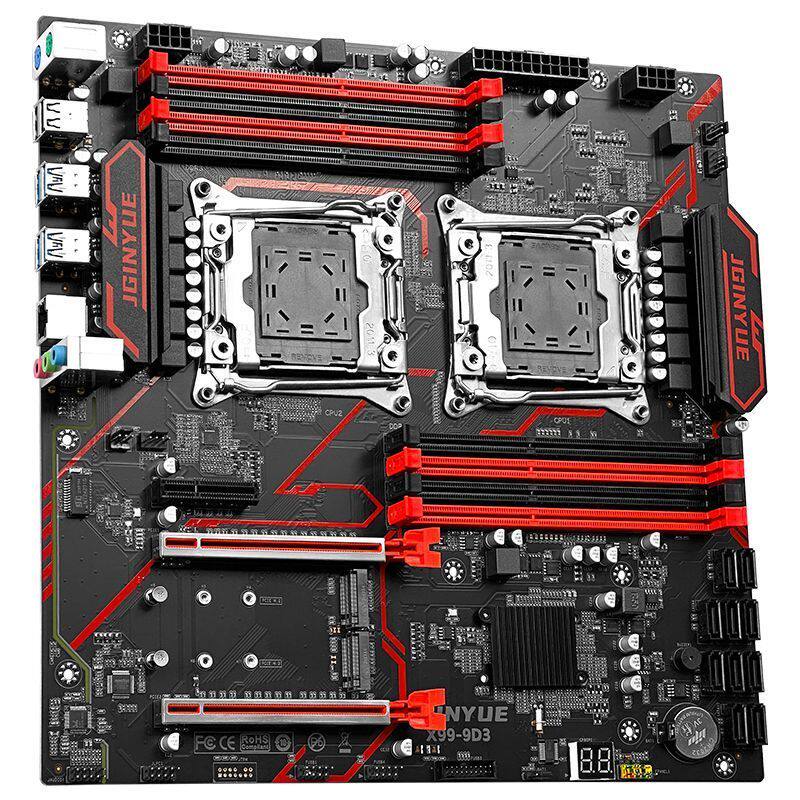 X99双路大板台式电脑2011针游戏板U套装2678 2666 2696 2673