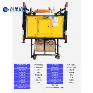 创美高卸机动发HWJ电洪照式 移动排水防汛应急排水 明排污涝抗自装