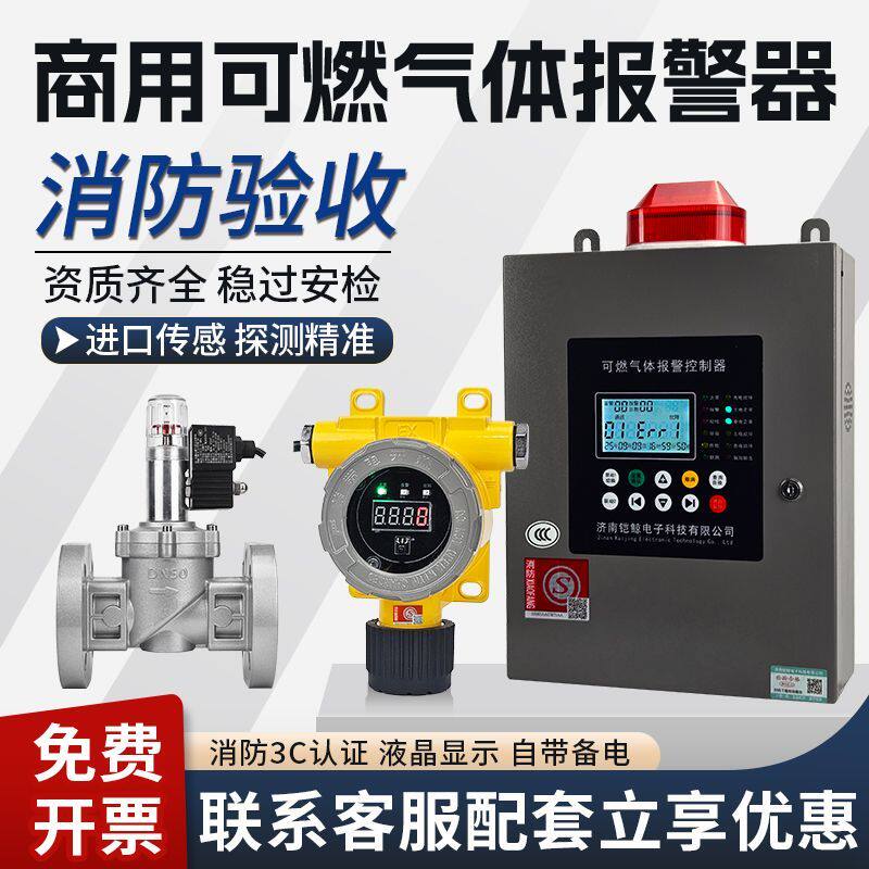 工业商用可燃气体报警器天然气泄漏检测仪防爆探头探测器