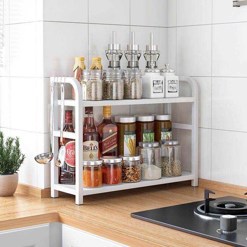 厨房调料油置物架台MFF面收纳架酱瓶调味油盐酱醋子用品品家用架