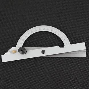 凡305莜工厂工业级调式量角器角度卡规角尺度可游标尺碳钢镀铬