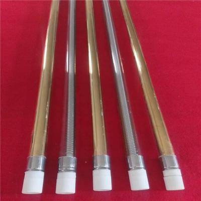 供应耐高石英半镀电辐射电加温热管单孔镀金加热管石FGN金英管
