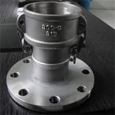 304不锈钢扳JSZ拉杆式快速接头法兰盘速式把A+C快头接阴端阳端