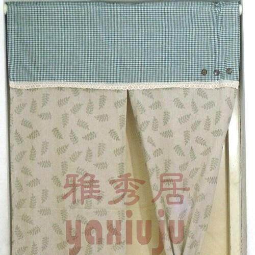 日韩风格棉M19窗麻布帘房 卧室厨卫生门帘 短帘90间*150厘米M19
