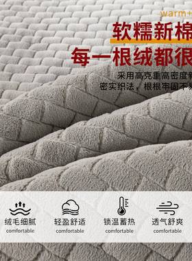 榻2025新款AASK-CD-5类奶牛绒床垫单件滑冬季加绒加厚防家用卧室