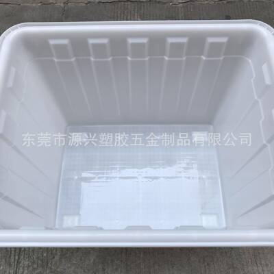 带脚轮胶箱手推移动加厚400升万851向滑轮周输转箱水口运桶料箱方