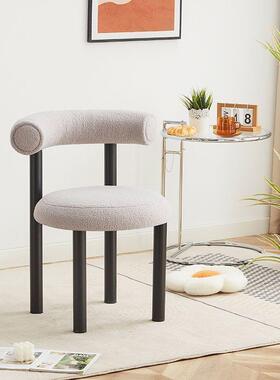 梳网红化30459妆椅简约奶油风梳师妆凳设计小室胖椅餐椅卧轻奢妆