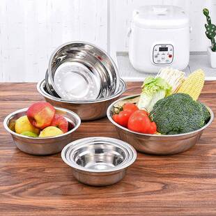 不钢碗筷套餐儿童饭碗锈用双层泡家面碗热食堂隔碗KYA汤碗