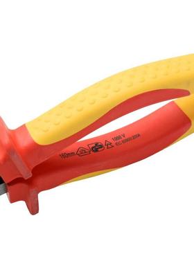 艾威博(EVR头P尔OWER)100827双色柄VDE绝缘大斜嘴JST钢丝钳E老虎