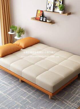 沙床简叠屋两用5XKV新约一体懒人可躺可睡小户型出租房沙发发单人