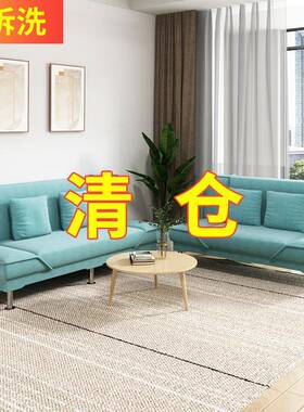 懒人油13098蜡皮户PU皮小发叠型三人双人沙简易可折客厅两用单人