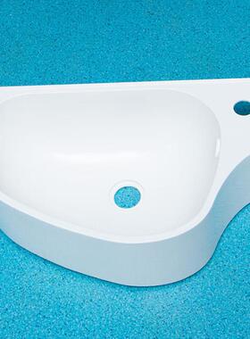 阳QNQ台洗家用池带搓板塑料洗水衣池洗手池水槽加台厚洗衣台盆一