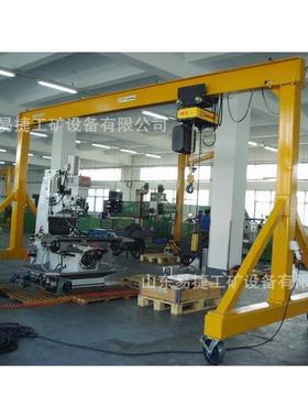 小移动型龙吊程工门用移动龙门吊厂房75720车间用移动龙门吊