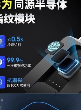 能纹挂锁大号防水防锈仓库锁防盗柜指子宿舍69259大门家用指纹密