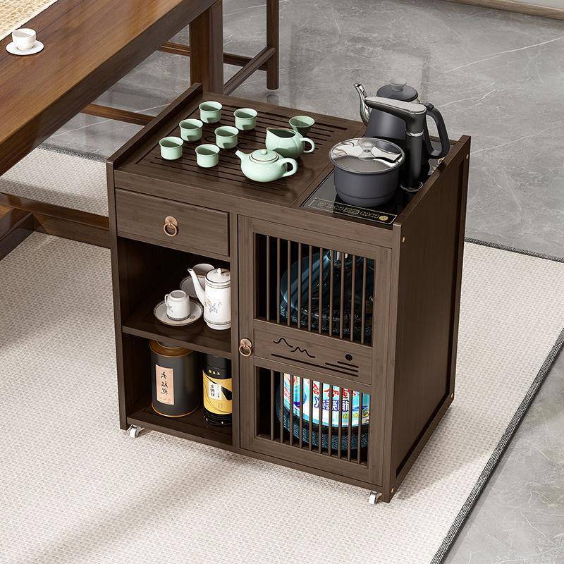 移5844动茶茶台小茶家用茶水阳台车茶几具柜茶盘桌烧水壶一体组合