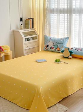 帕240307-1恰狗纯三棉床上四件套全棉儿童通可床爱被套卡床品单宿