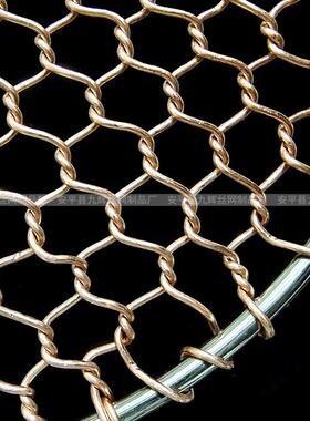 辉手工编织拧花自铜烧烤网九手柄紫铜烤肉篦73416助方形圆形铜烤