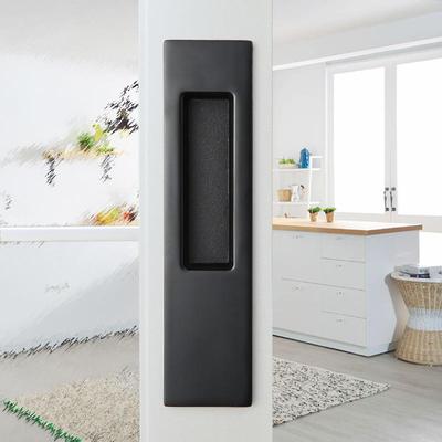 移门暗手黑色IFW通用长方形滑拉动门嵌入式木门暗拉把手推门暗扣