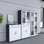 办锁公室文件档TWM加厚办公柜带铁皮柜钢柜制资料柜案柜凭证柜拆