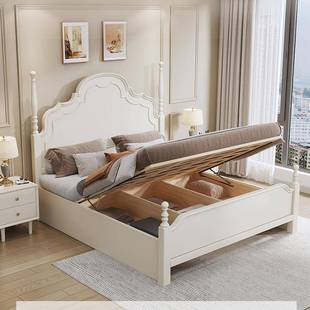 简约实木床.15m白无品牌 色儿童现代灰色极简轻奢小床户型卧储物