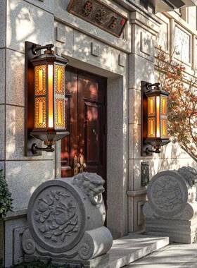 户外壁中14289灯防水庭院外灯式超亮室外阳台家用花园别墅大门两