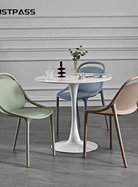 设计师简时尚休闲30947塑椅料创意电脑椅办椅公餐会议椅洽谈约椅