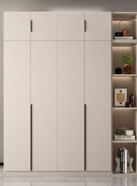 衣柜家用卧室对开门储物简约现代出衣66604租用收小户型加房厚纳