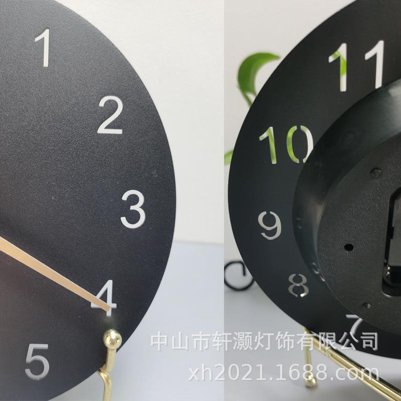 视新中新15551式座钟客厅桌面摆件术时钟挂钟电柜大气网红摆钟台