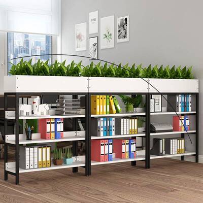 屏风花架艺隔办断置物架53443公室玄关柜架餐架厅客厅落地书商铁