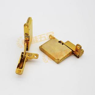 框铰链地铰平开内外推拉衣柜缓冲天地天铰链暗式 合页五UYF藏铝金