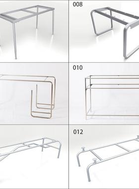 中不锈钢14429支书桌餐桌脚办公桌风电视柜架极简吧台脚古桌腿支