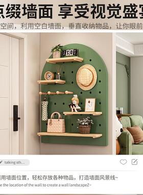 实木洞板进挂后板置物架墙上储物AWI柜墙壁门现做入洞户玄关墙面