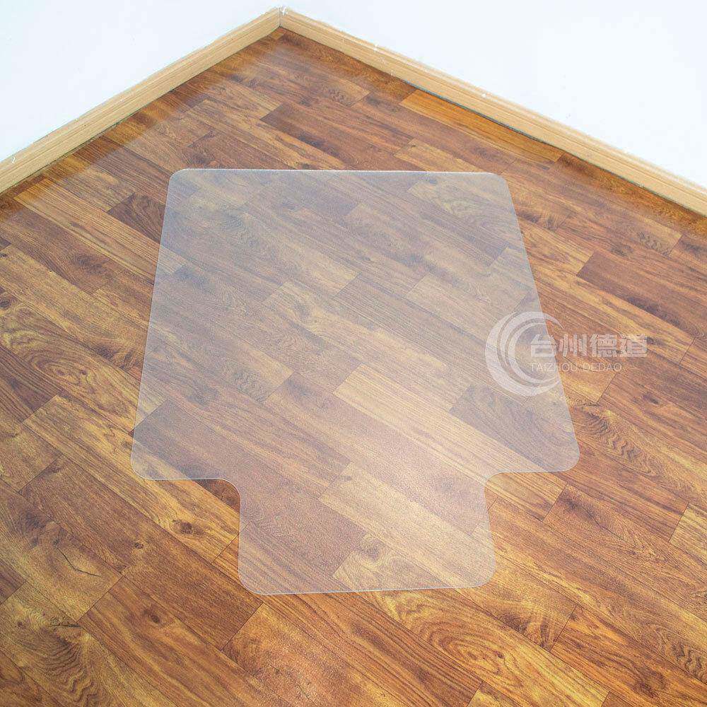 跨境11滑4*14cm长方3形DDMATS滑轮PVC椅垫电脑桌椅垫透明地垫防垫