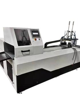 铝切机10三轴拉尾材料6铝切机数控伺RGI服铝型不锈钢切割机